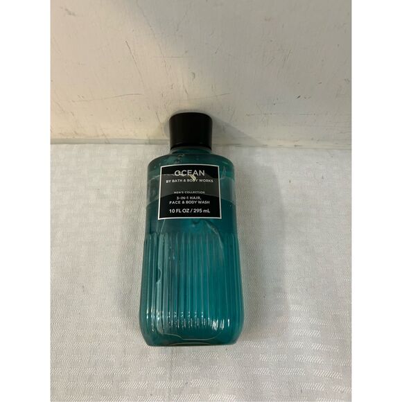 Bath n Body mens body wash Green Freshwater 3n1 Face new - Picture 2 of 3